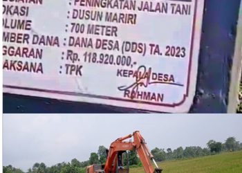 Kades Dan Oknum Kadus Di Lutra Diduga Lakukan Praktek KKN Di Proyek Dana Desa